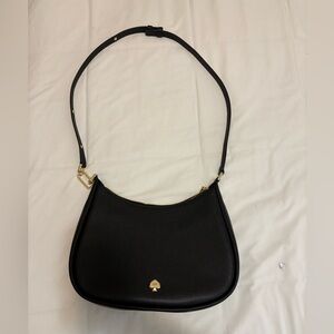 Kate Spade Black Leather Adjustable Shoulder Bag